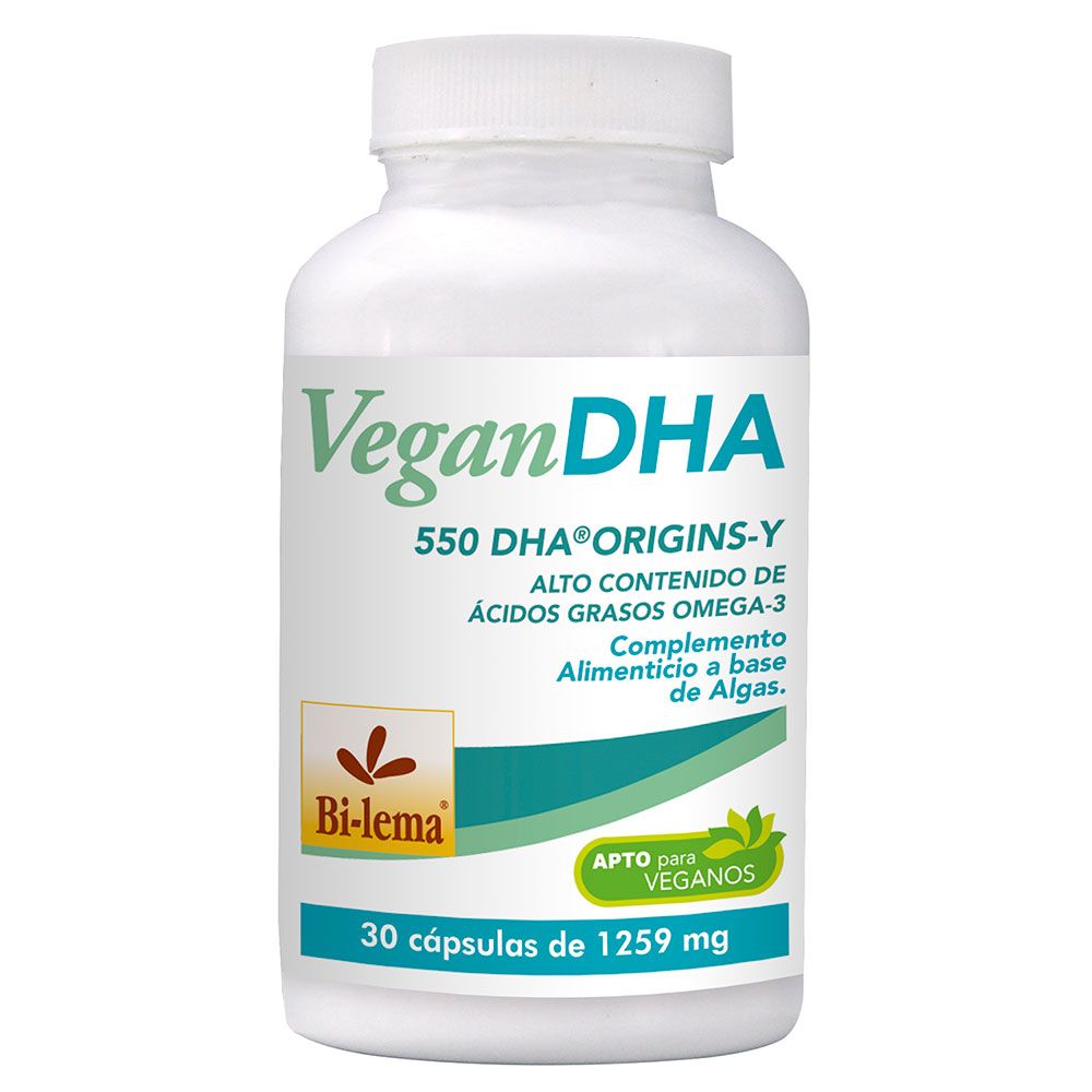 Bote blanco de Vegan DHA